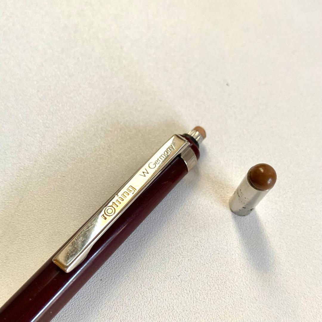 廃番 rotring tikky TS slide シャープペンシル 小豆色