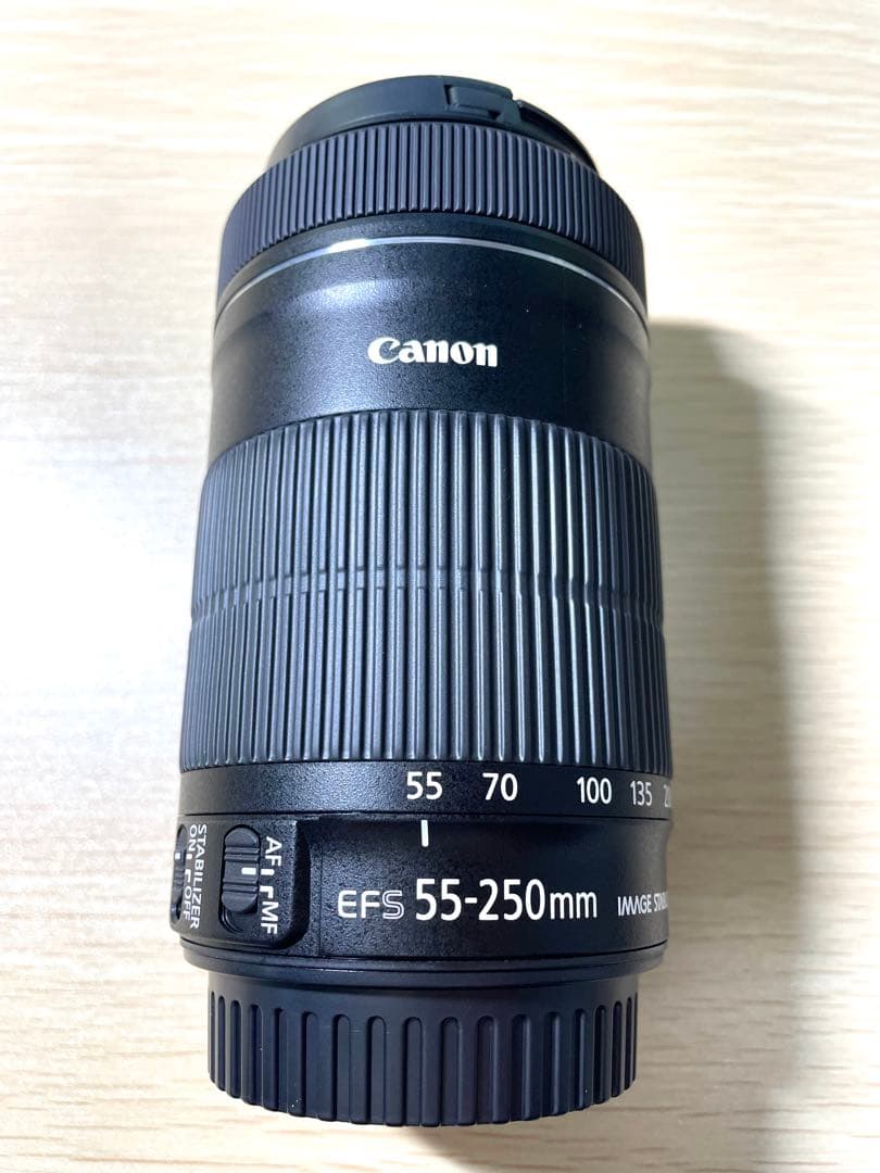 【新品・未使用】Canon EFS 55-250mm 0.85m/2.8ft