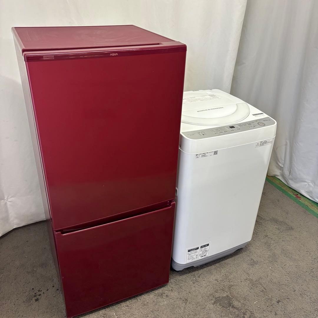 191　洗濯機　シャープ　冷蔵庫　一人暮らし　家電セット　綺麗　設置無料　安い‼️