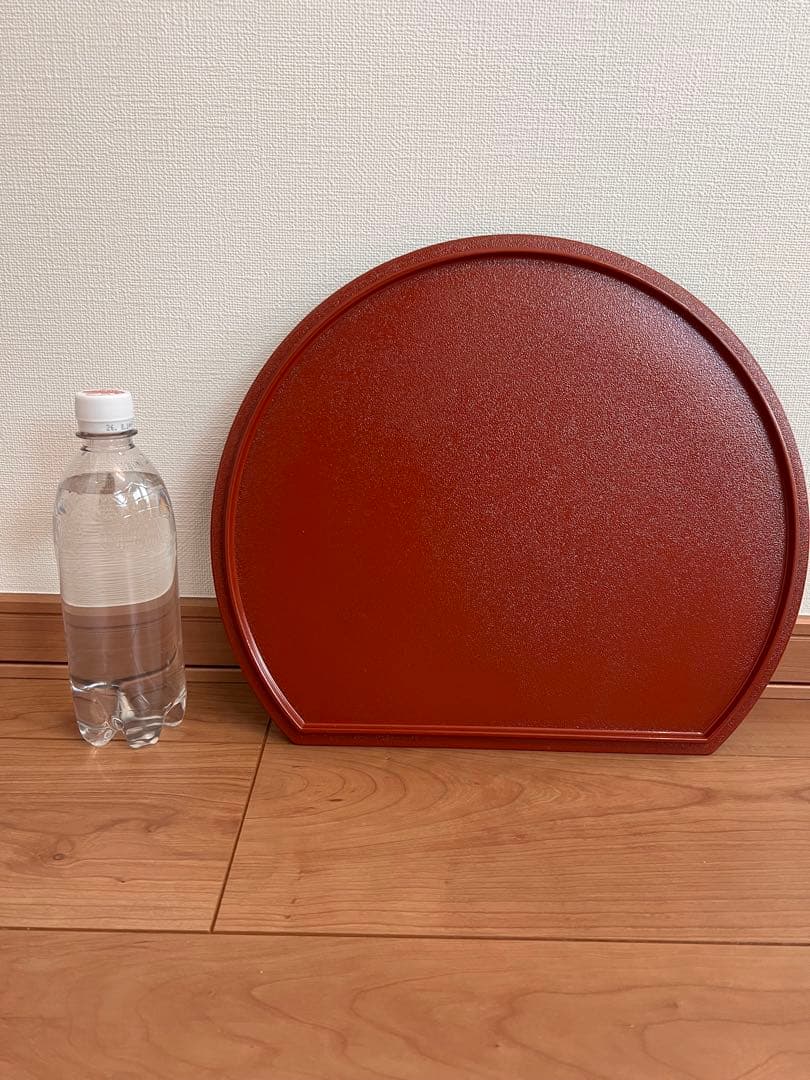 漆器 丸型 赤 盆 5枚セット