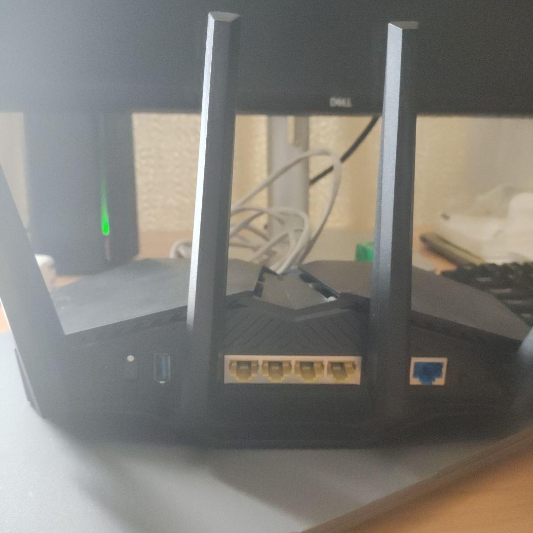 ASUS 無線LANルーター 黒 Merlin Wi-Fi6