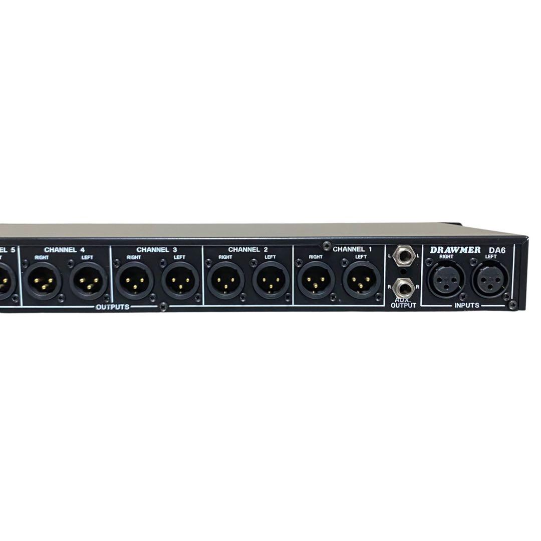 【良品】DRAWMER DA-6 ディストリビューションアンプ　ライン分配アンプ