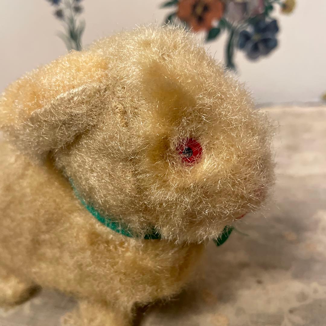 ヴィンテージ ドイツ　ゼンマイ　ウサギ　ぬいぐるみ