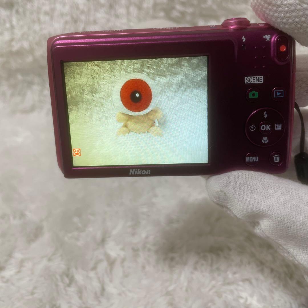 【外観美品✨】ニコン Nikon クールピクス COOLPIX S3600ピンク