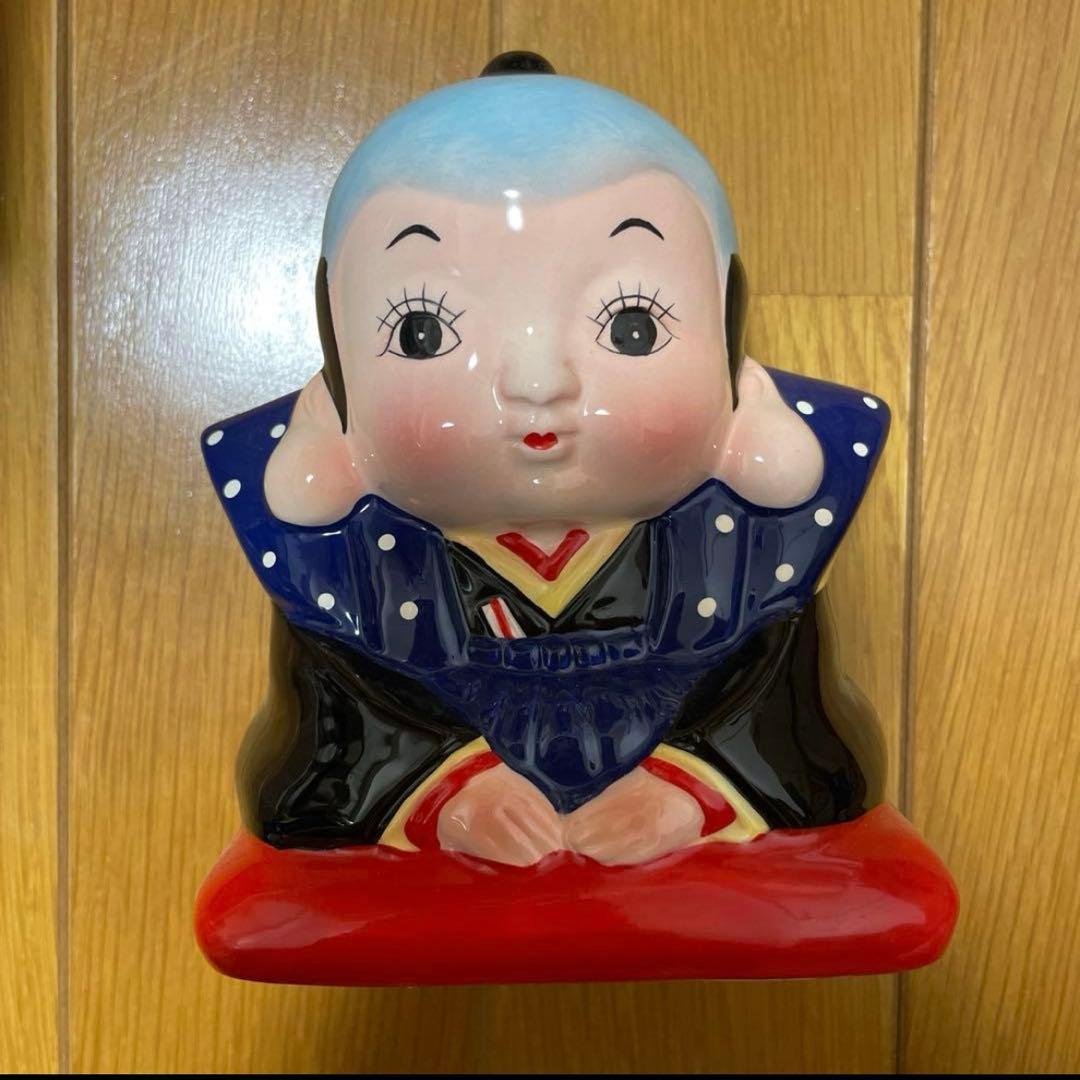 4点まとめ売り【新品・未開封・希少】福助　貯金箱　加藤工芸