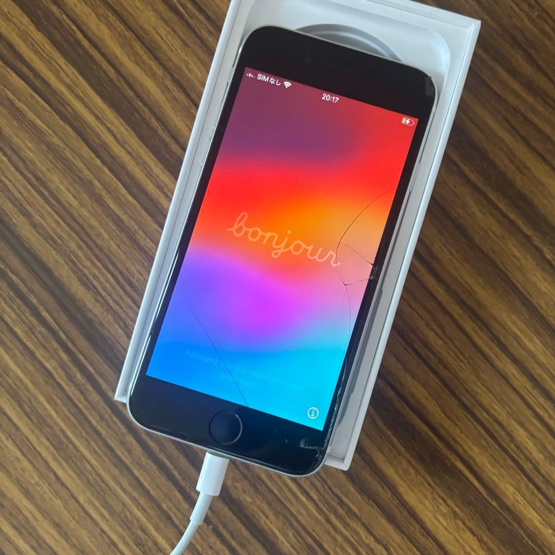 【ジャンク/画面ひび割れあり】iPhone SE2 128GB