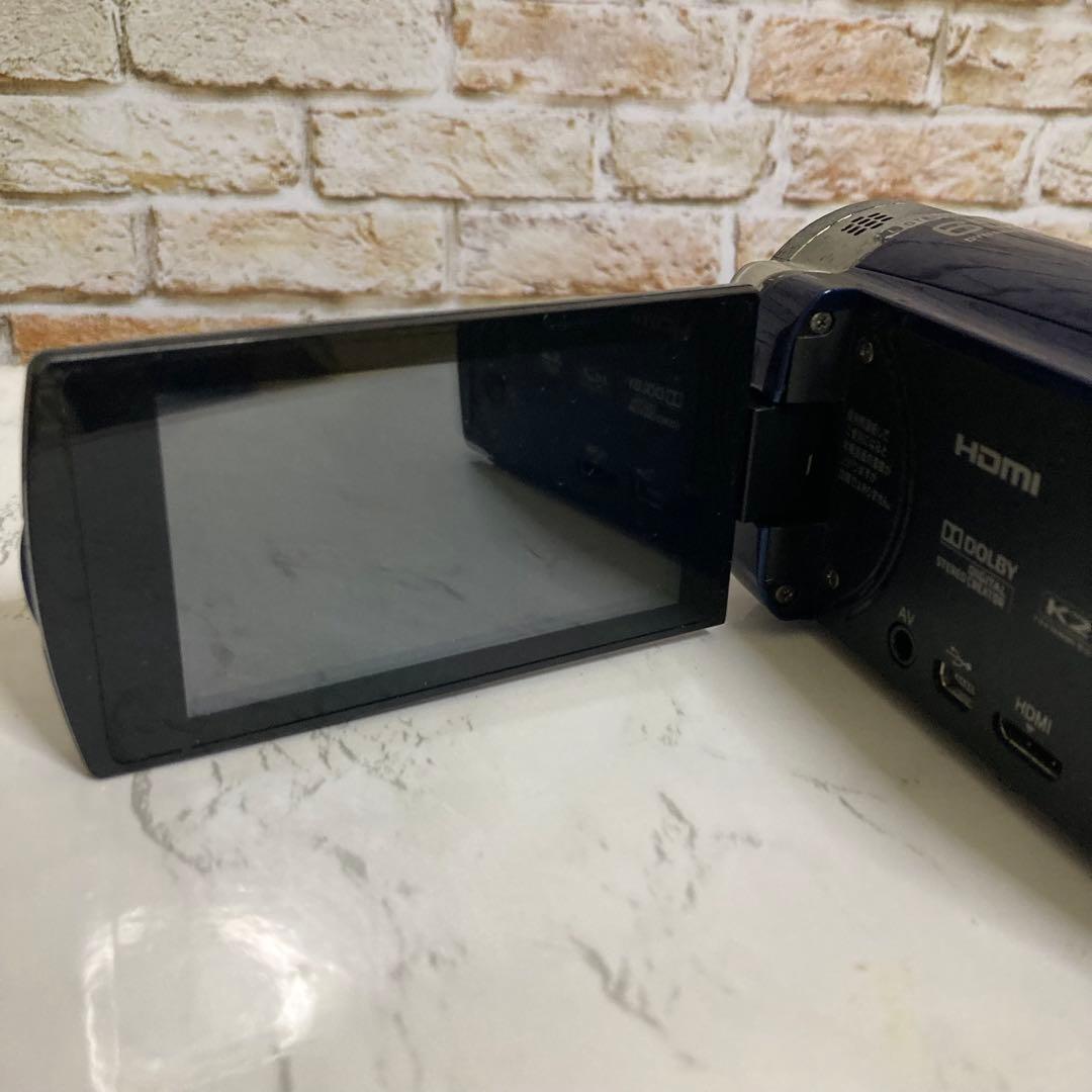 JVC GZ-E565-A 通電、操作は確認済み バッテリー、充電器付き