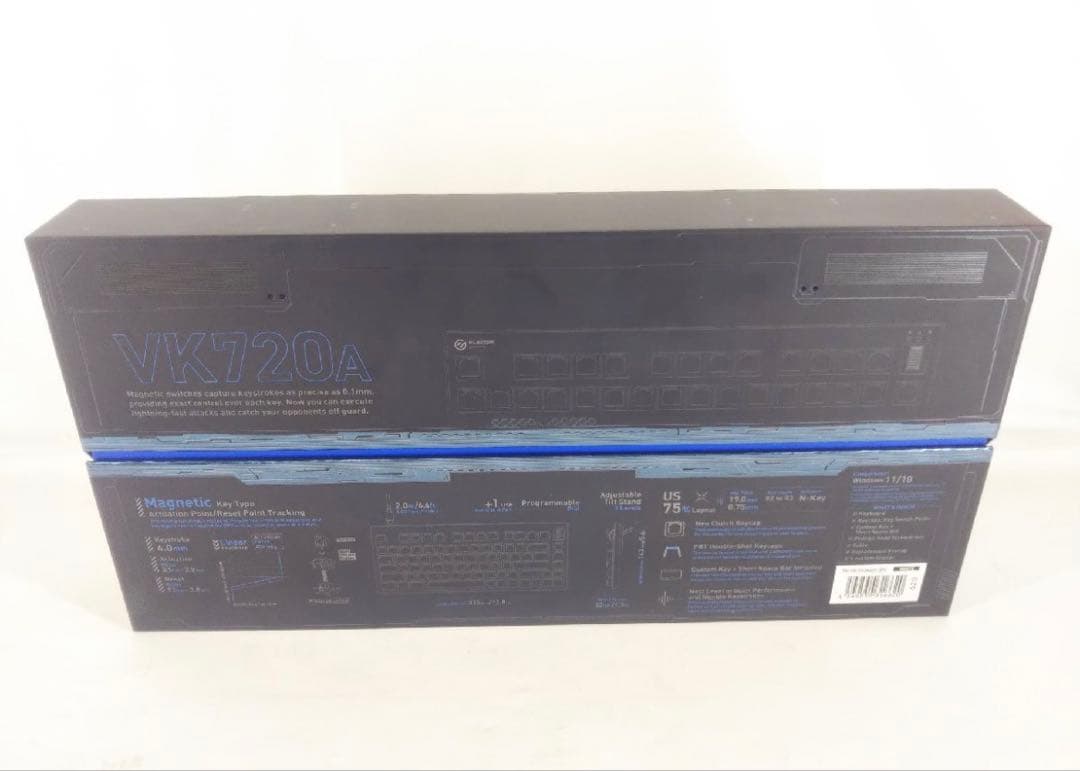 超美品 エレコム VK720A ホワイト メカニカルキーボード_70