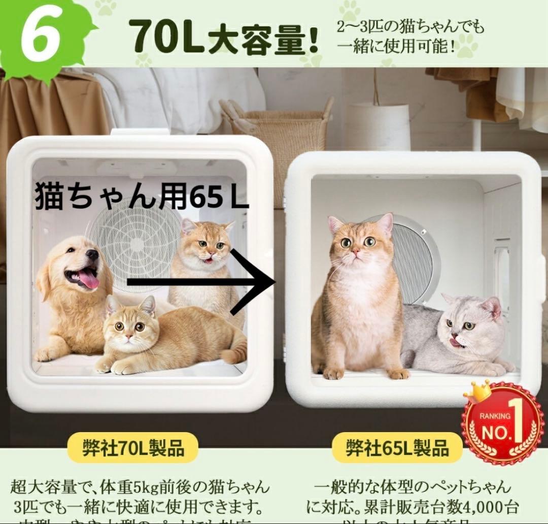 ペット用ドライヤー 65Ｌ