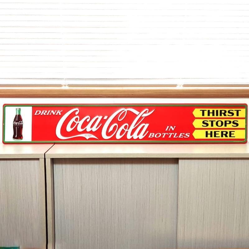 コカコーラ ブリキ看板 レトロ アンティーク COCA COLA インテリア雑貨