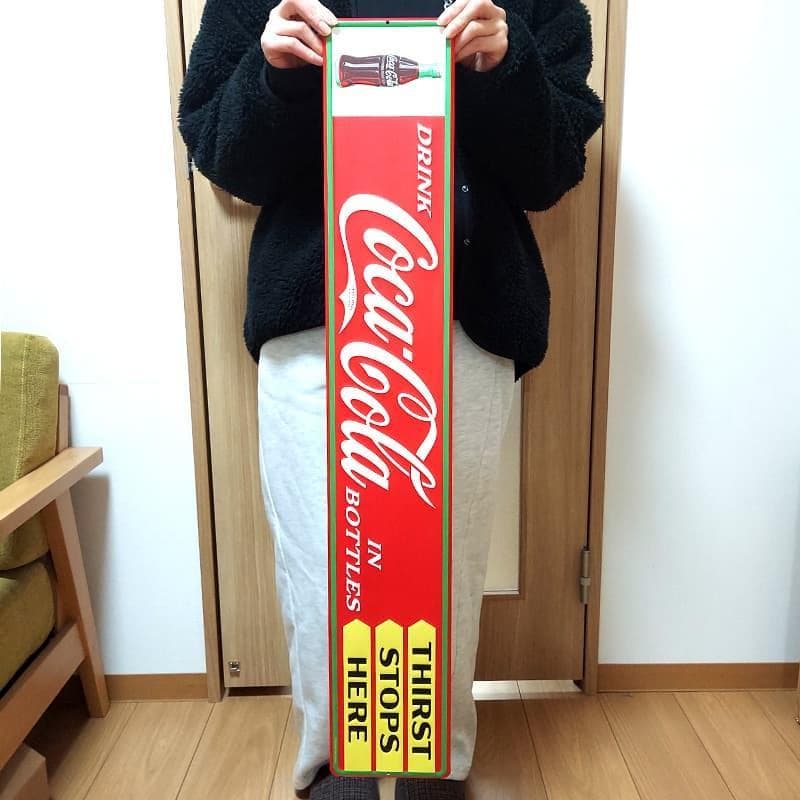 コカコーラ ブリキ看板 レトロ アンティーク COCA COLA インテリア雑貨
