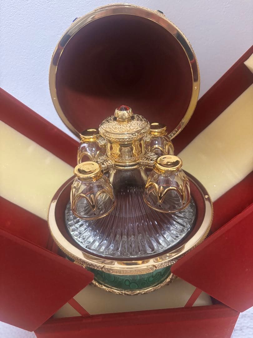 IMPERIAL COLLECTION マラカイト卵型容器