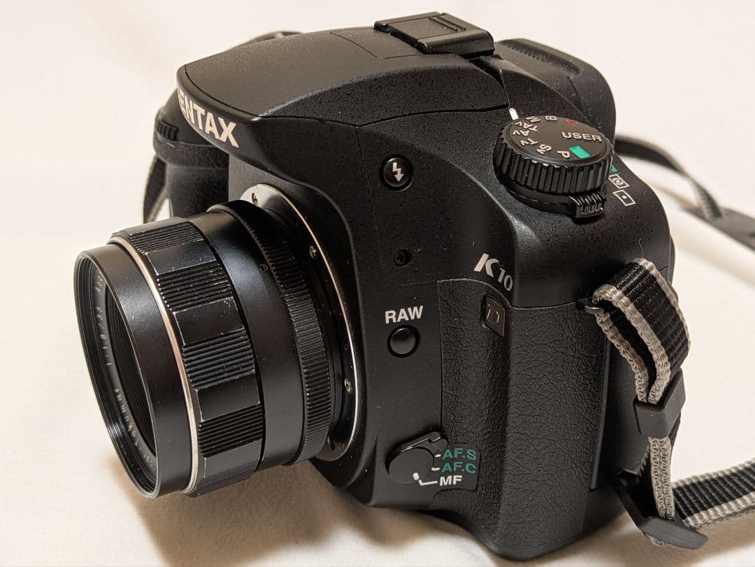 美品　pentax K10D M42マウントアダプター　装着済み