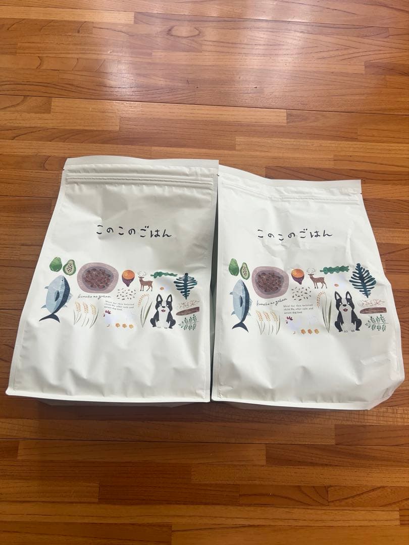 このこのごはん ドライフード 1KG 2袋