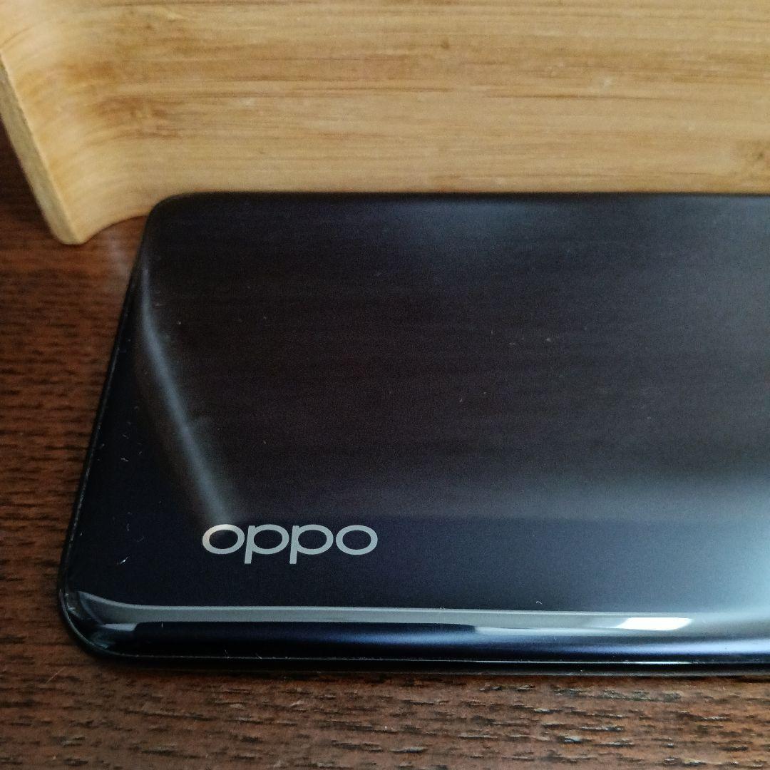 美品 箱付 OPPO reno 5 A シルバーブラック