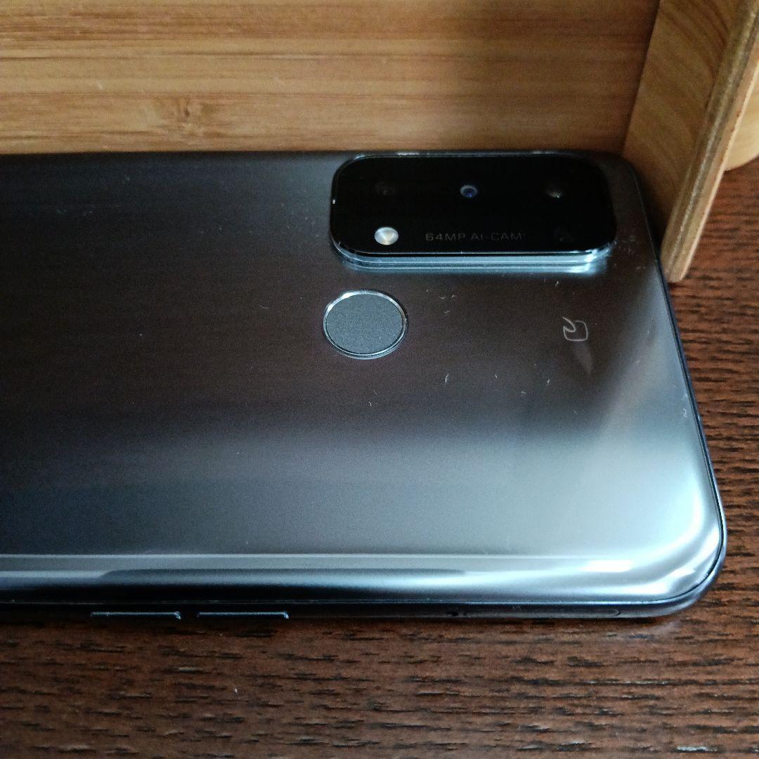 美品 箱付 OPPO reno 5 A シルバーブラック
