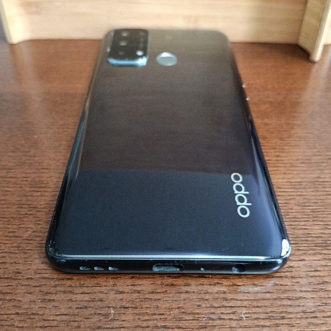 美品 箱付 OPPO reno 5 A シルバーブラック