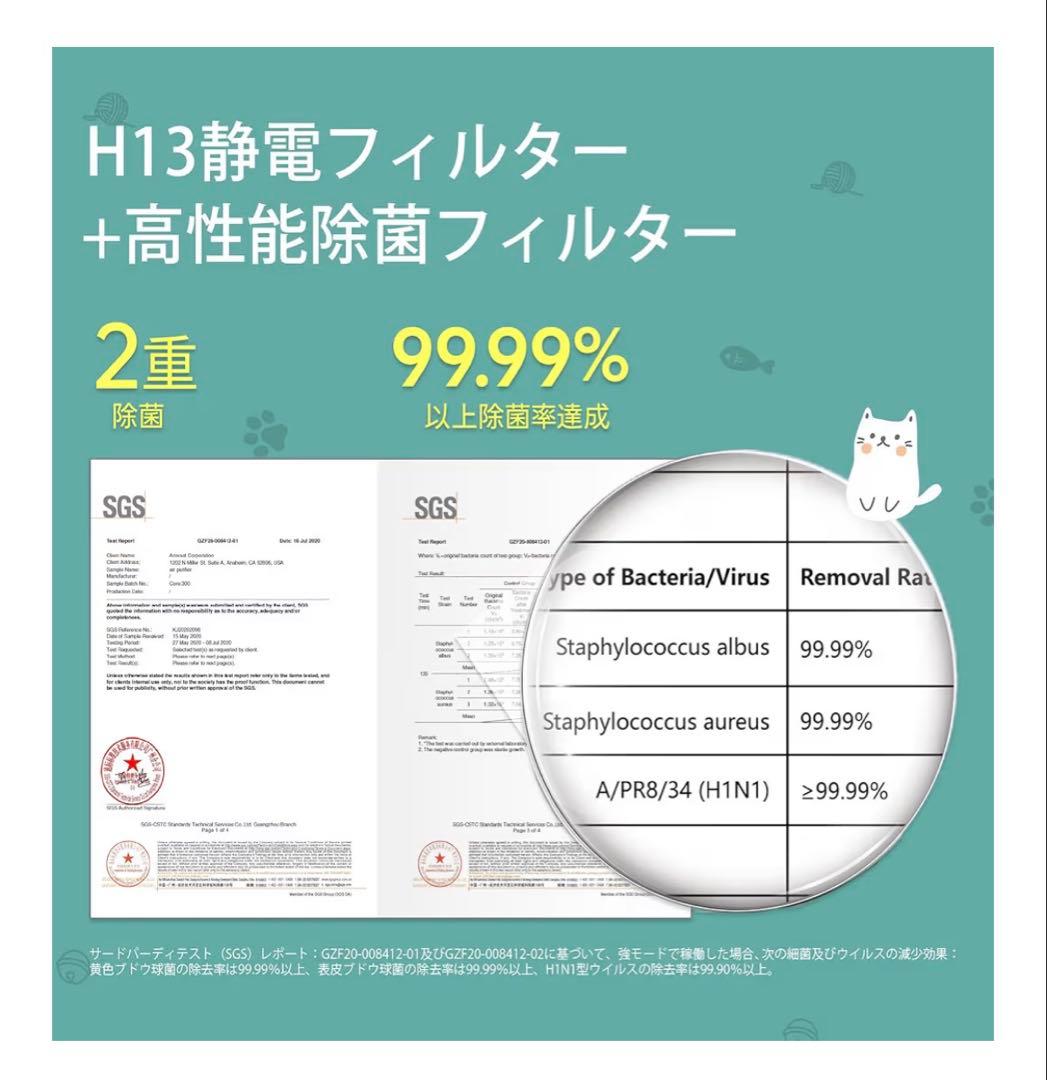 Levoit (レボイト) 空気清浄機 Core P350脱臭強化モデル 20畳