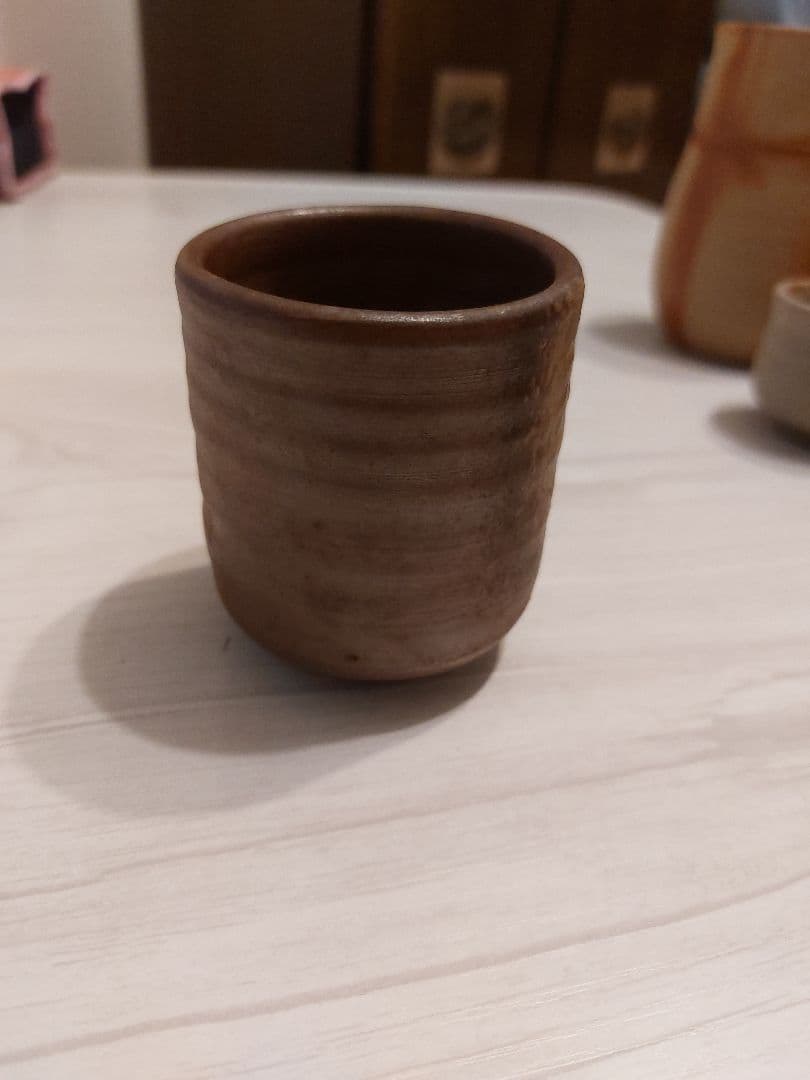 【売り切りセール】備前焼 遺作20品のうちの１品 木村隆男遺作 ぐい呑み３品