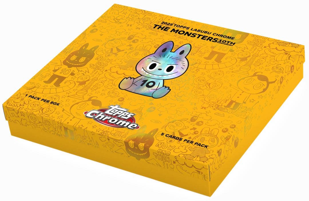 Topps Chrome 10周年記念ボックス ラブブ カード labubu