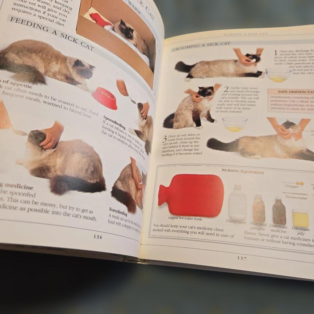 洋書【猫の育て方・治療の本】CAT CARE MANUAL★都内からメルカリ便