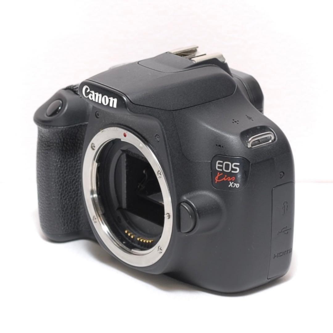 美品✨高画質✨Canon Kiss X70✨シングルレンズ✨簡単操作✨スマホ転送