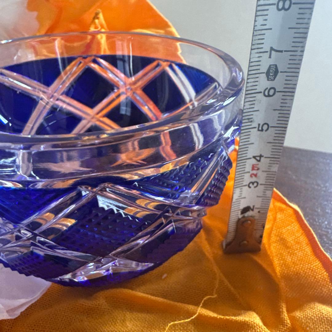 未使用品　復刻　切子浪漫　小付鉢　小付　エーデル