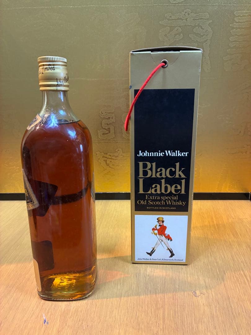 ジョニーウォーカー ブラックラベル 古酒 未開封 箱付 ヴィンテージ