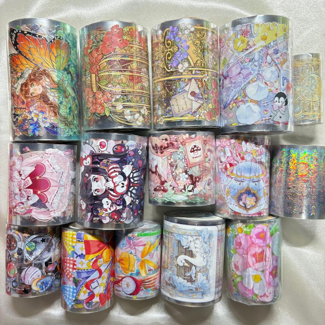 海外マステ　まとめ売り② 15個セット　おまけつき　新品未開封多数