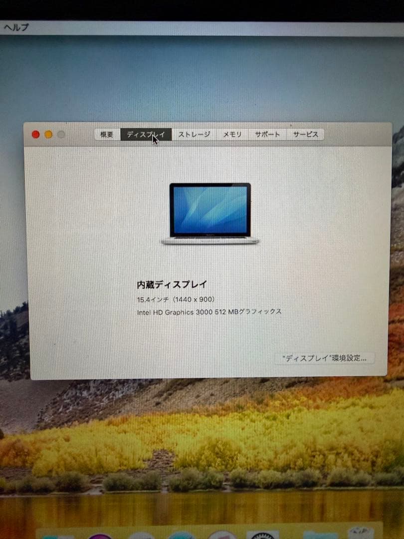 MacBook本体 MacBook Pro (15-inch, Early 2011)