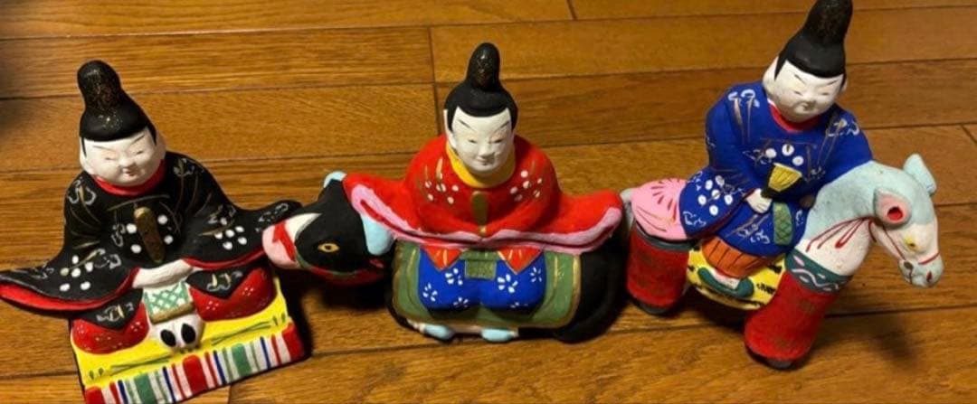 郷土玩具　土人形　天神　40点まとめ売り➕ 郷土玩具　さがらたかし　小幡土人形