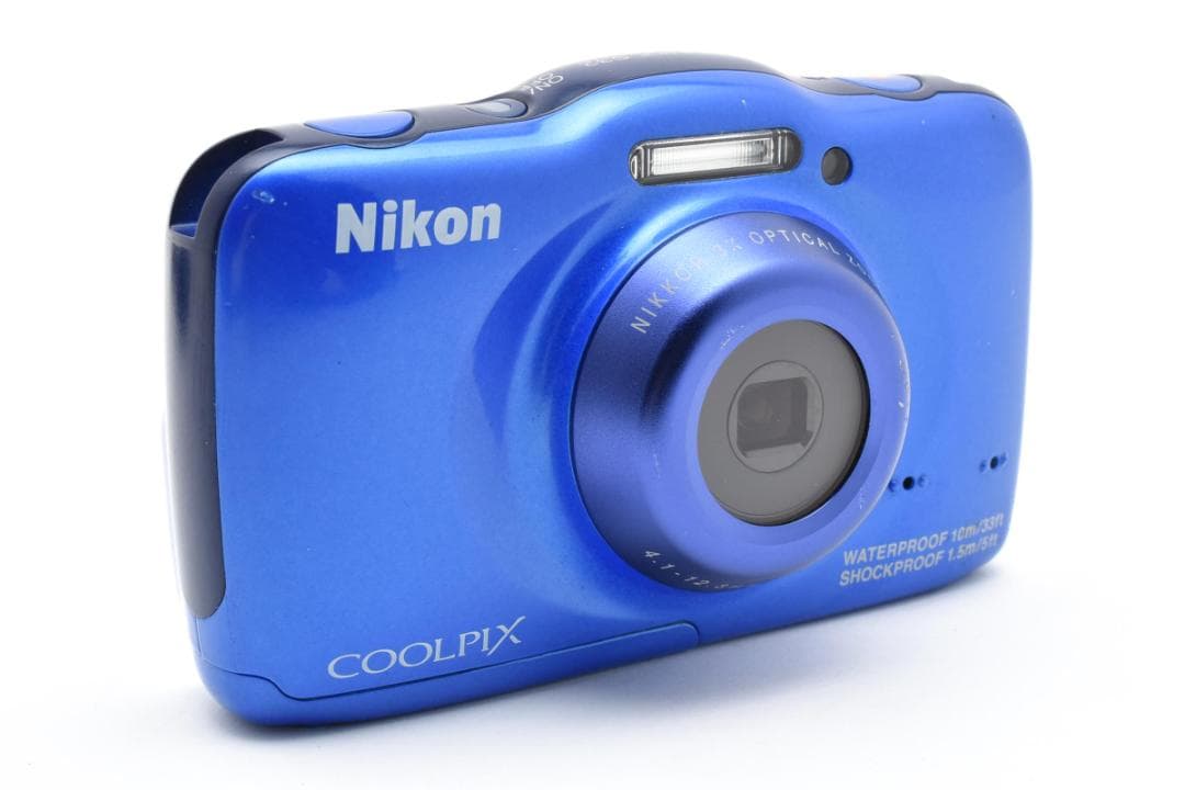 ニコン　Nikon COOLPIX S32 ブルー ≪ 動作確認済 ≫