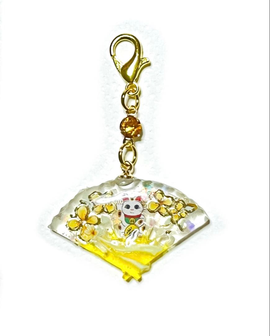 扇子チャーム♡６点　バラ売り可♪
