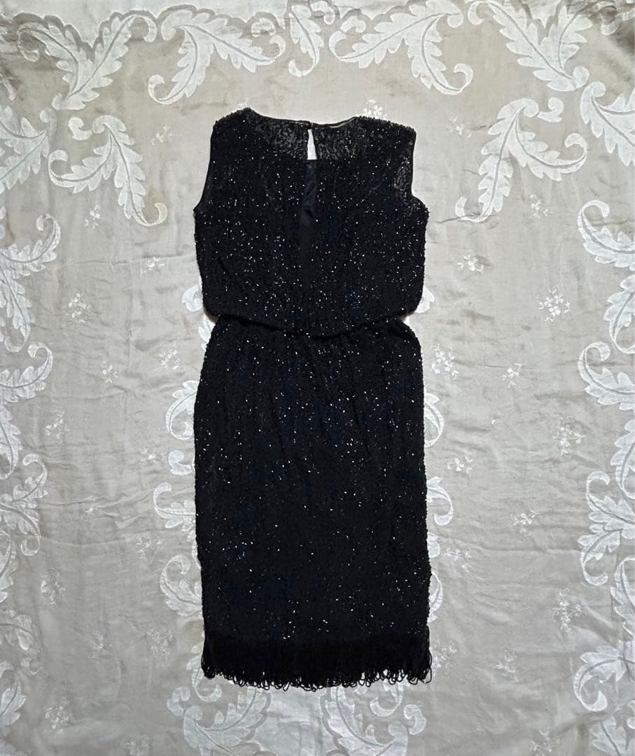 Saks Fifth Avenueヴィクトリアンヴィンテージビーズドレス