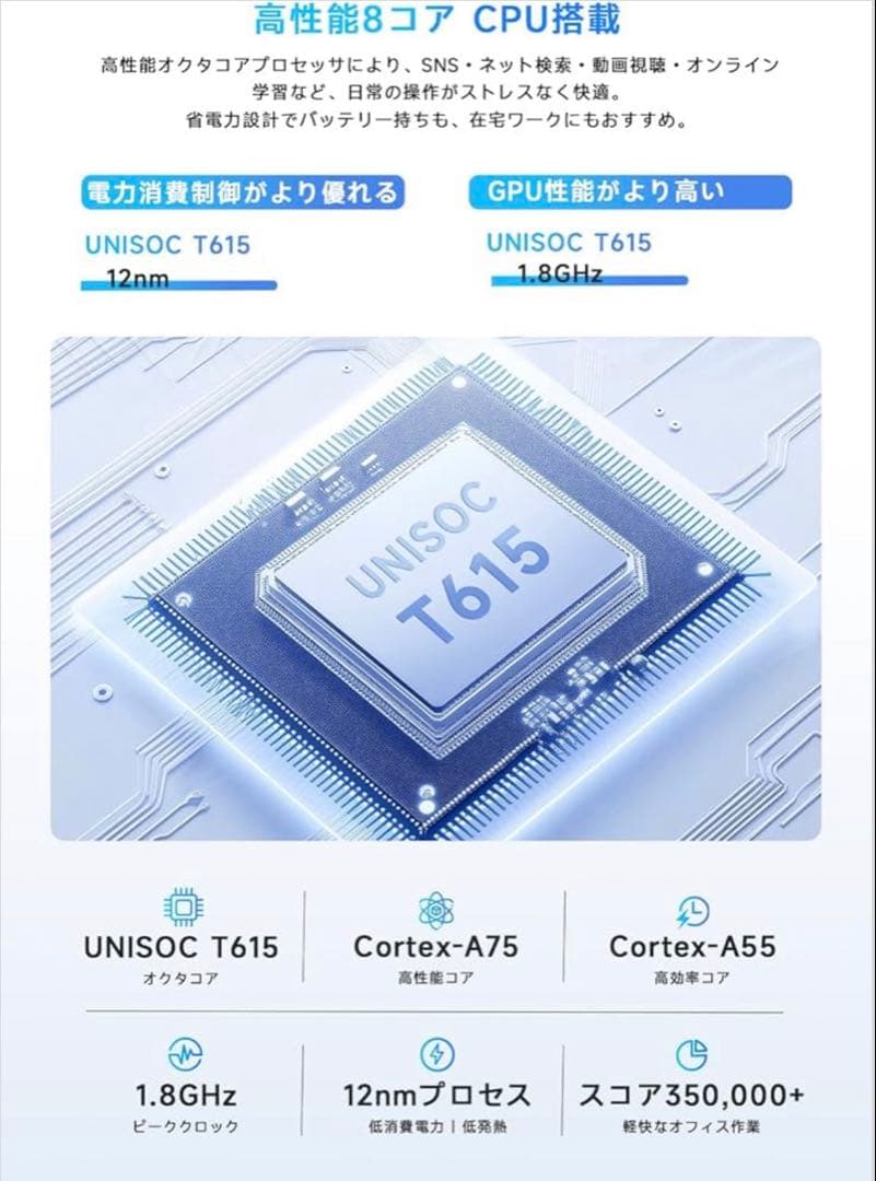 PHILIPS Android15 タブレット 10インチ RAM+128GB