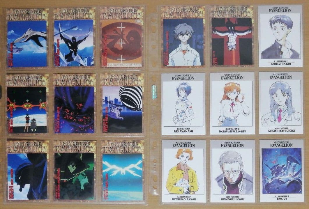 カードダスマスターズ新世紀エヴァンゲリオン第壱集ノーマルカード114種類+12枚