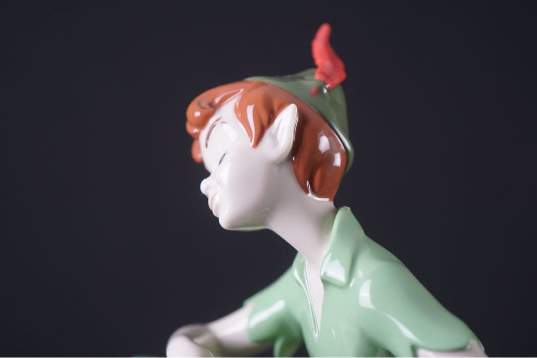 美品 リヤドロ ディズニー ピーターパン 65周年 フィギュリン 未使用