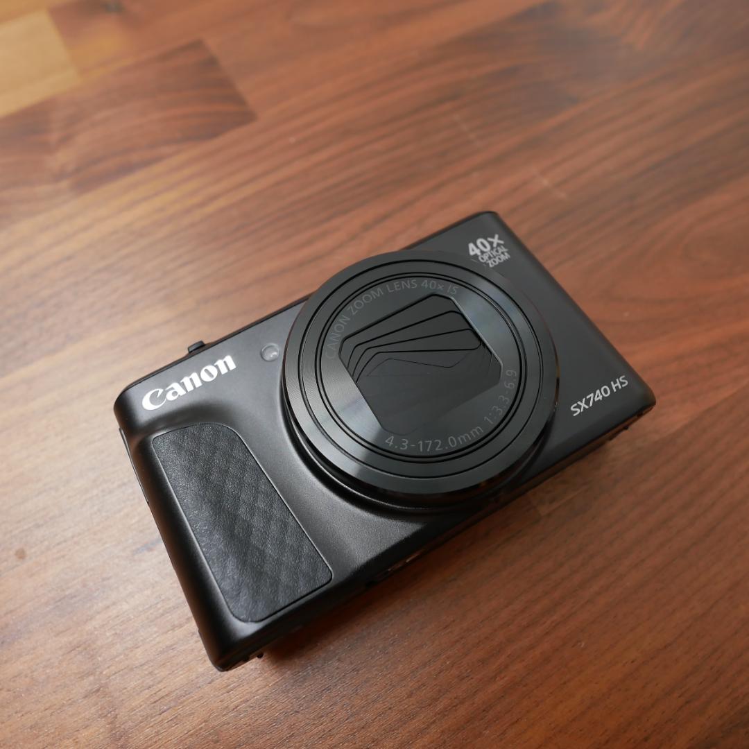 【ほぼ新品】オマケ付 Canon PowerShot SX740HS ブラック