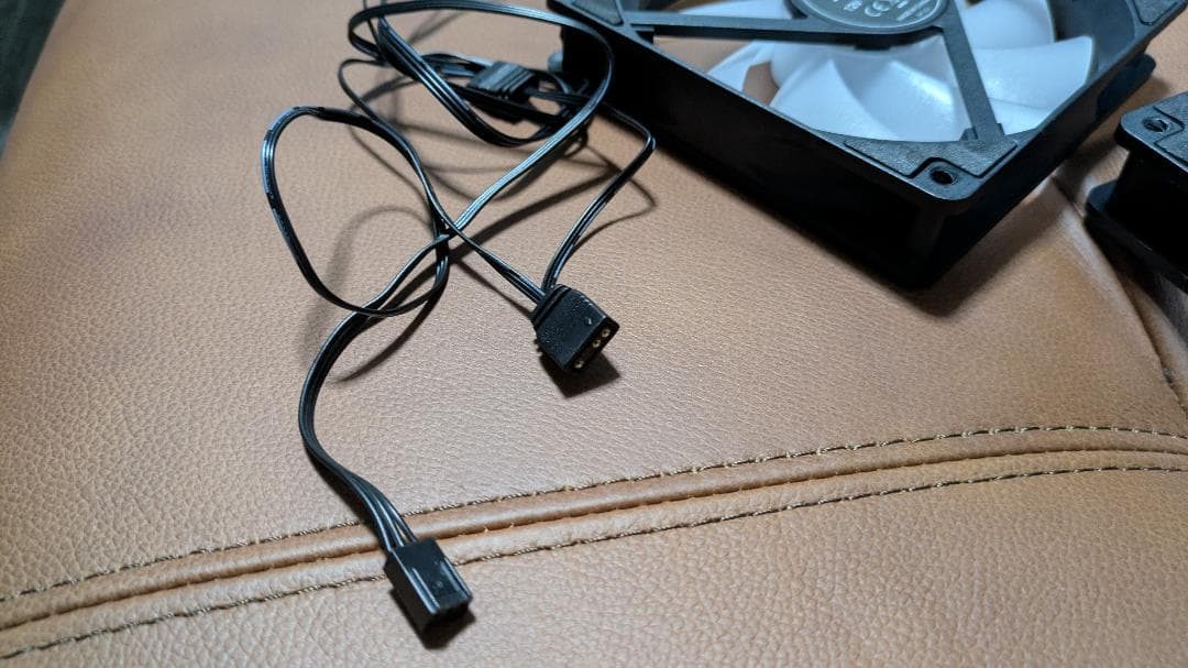 MSI純正 ARGBリバースファン3個セット PCケースファン