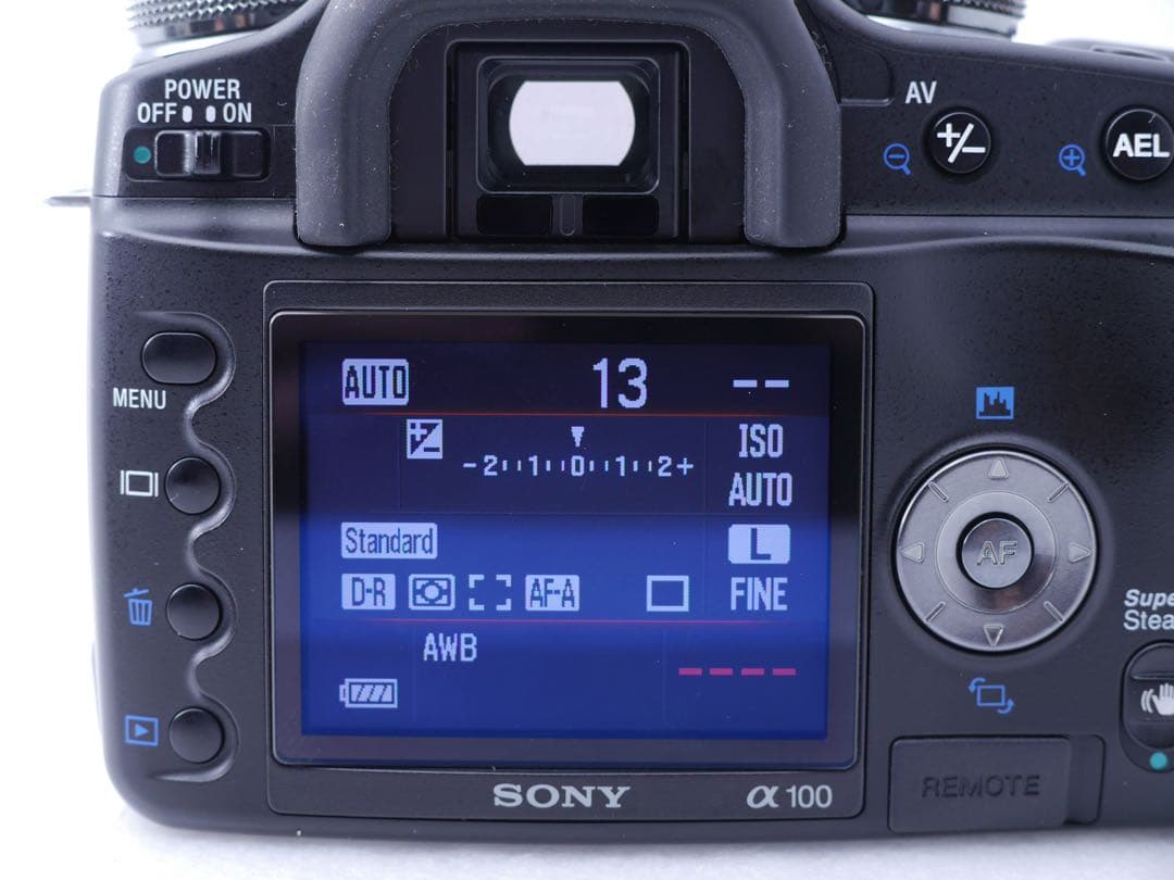 SONY α100 DSLR-A100 ダブルレンズキット