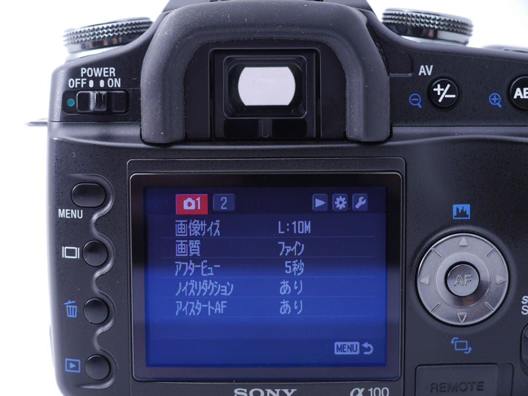 SONY α100 DSLR-A100 ダブルレンズキット