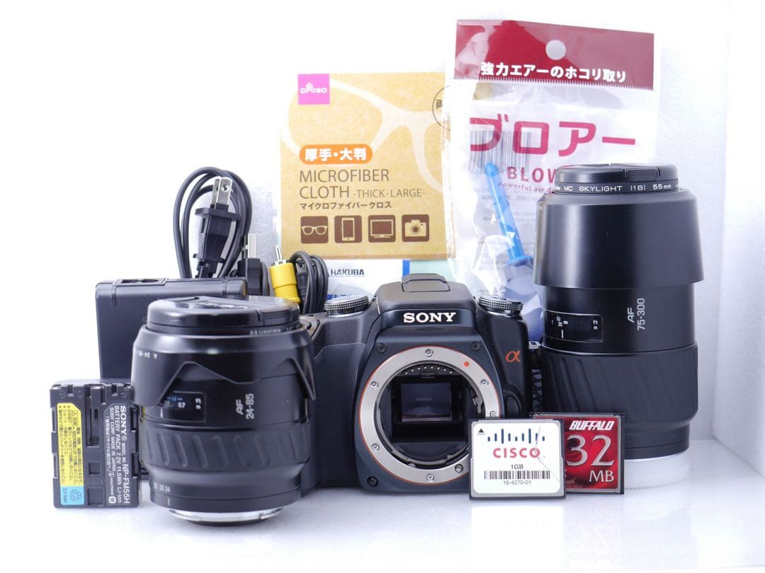 SONY α100 DSLR-A100 ダブルレンズキット