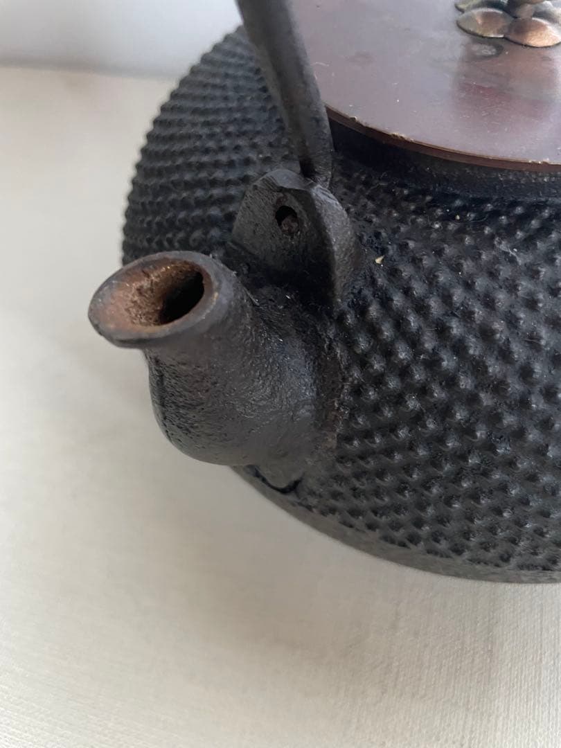 鉄瓶　龍文堂造刻印あり　急須 茶道具 骨董