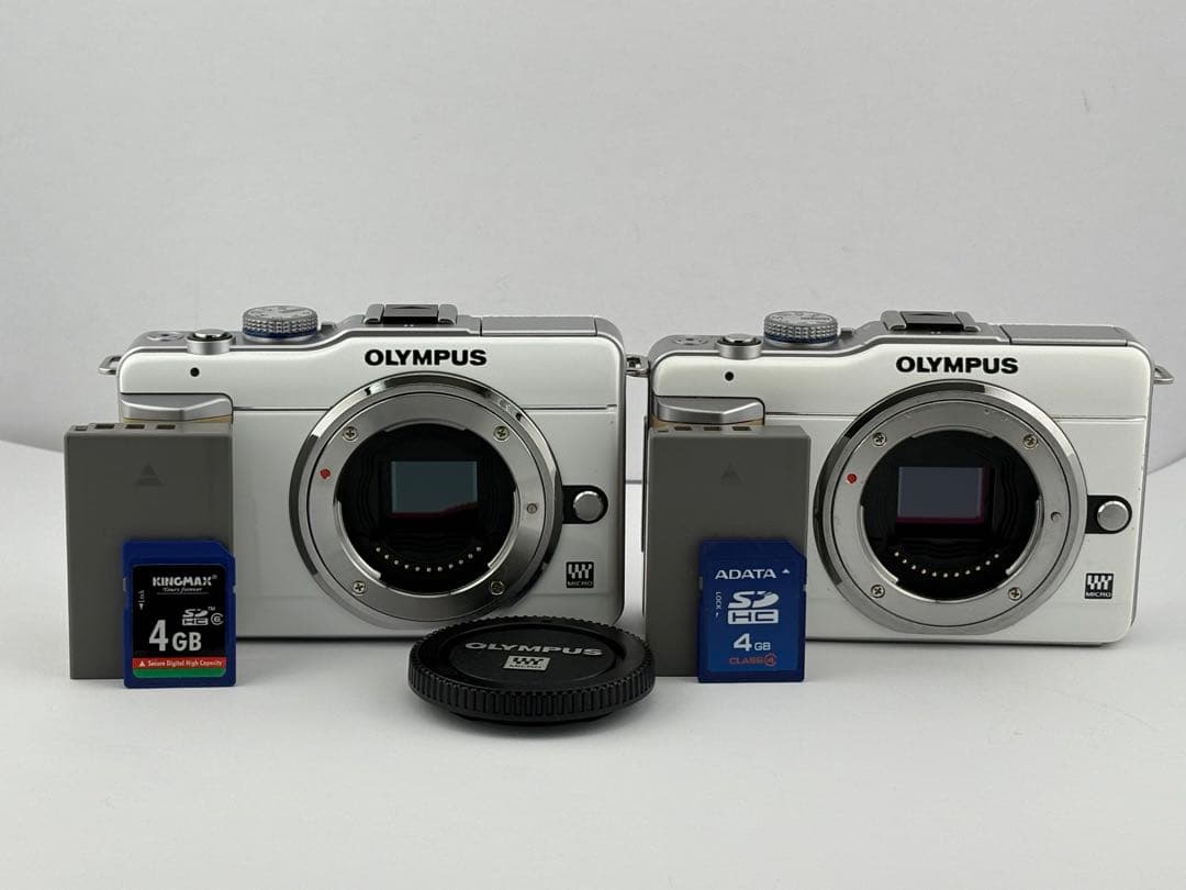 ★2個★オリンパスOLYMPUS PEN E-PL1 ホワイトまとめて