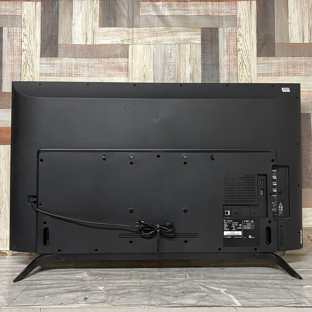 全国送料込❣️シャープ50型4Kチューナー内蔵液晶テレビWチューナー外付録画可
