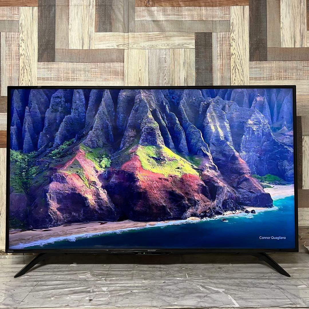 全国送料込❣️シャープ50型4Kチューナー内蔵液晶テレビWチューナー外付録画可