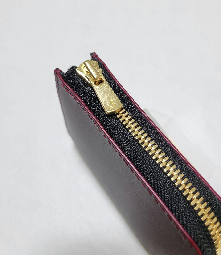 L字ファスナー財布　レザークラフト　小銭入れ　コンパクト財布　ハンドメイド