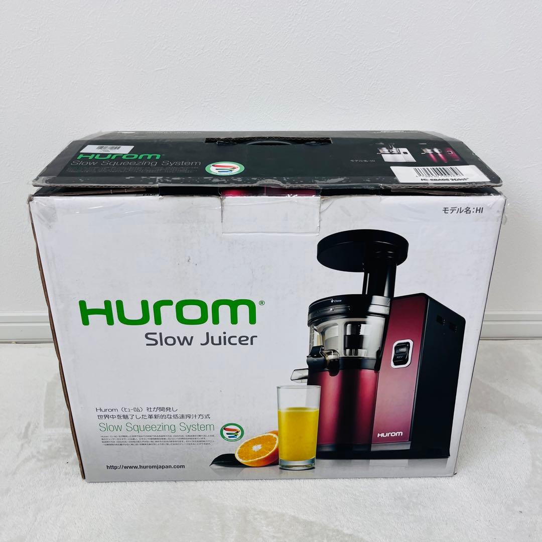 【極美品】HUROM HI-EBA06スロージューサー(ワインレッド)