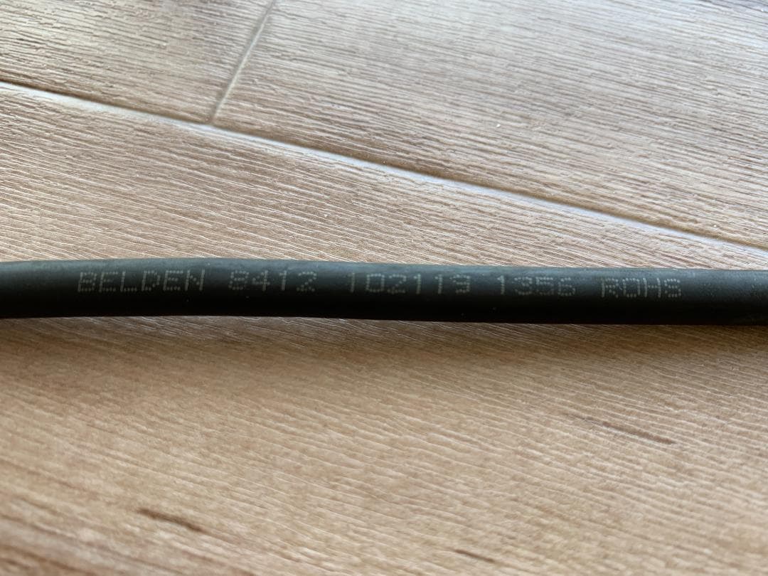 BELDEN 8412 RCAケーブル 3セット計6本 約80cm 約75cm