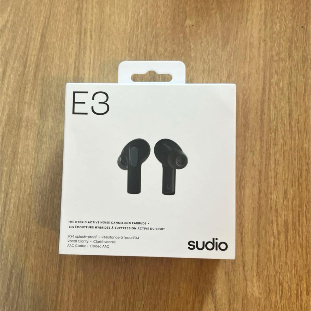 sudio E3 ブラック ワイヤレスイヤホン